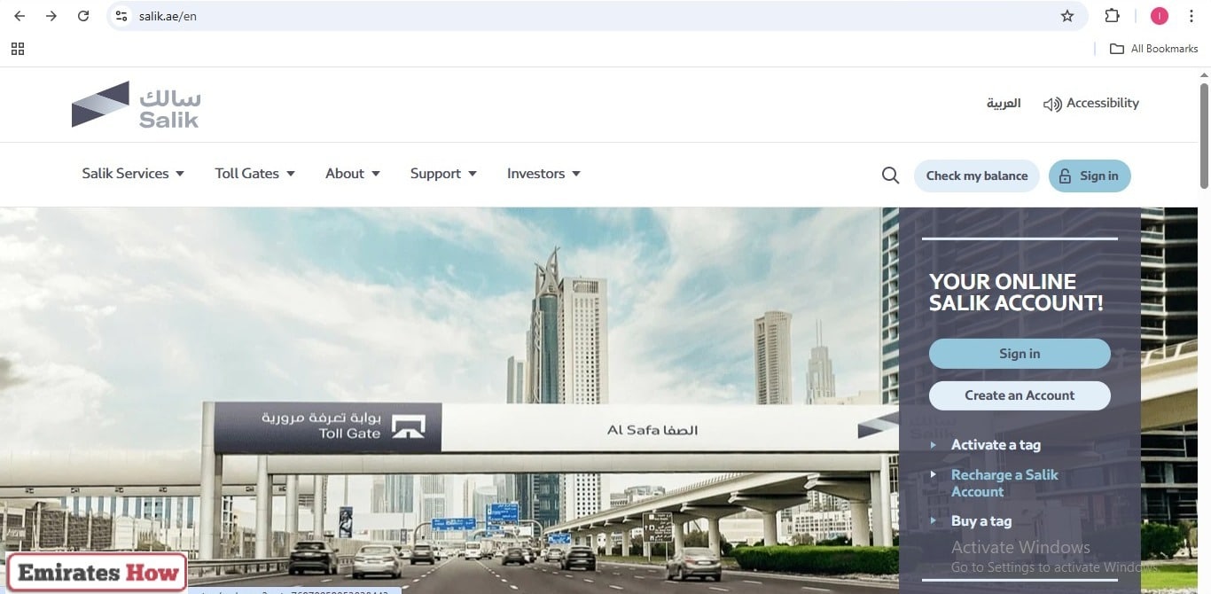 Salik Recharge Online